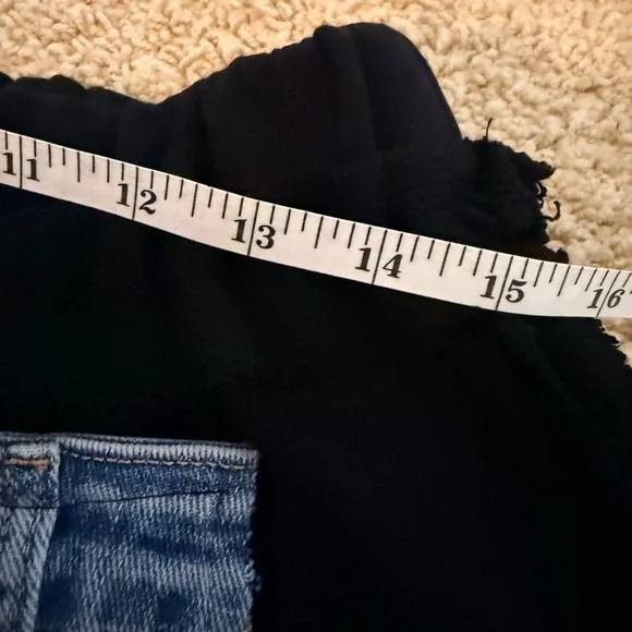 Stylish Blue Jeans and Black Women's Skirt - Picture 7 of 7